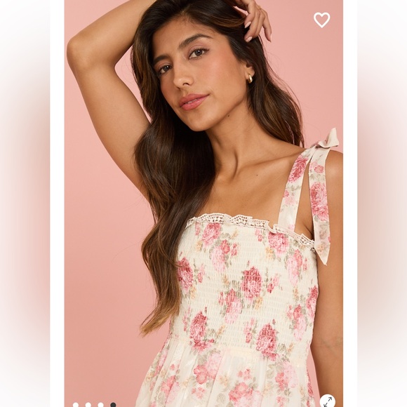 New with tags altard state samira floral midi dress - Picture 4 of 4